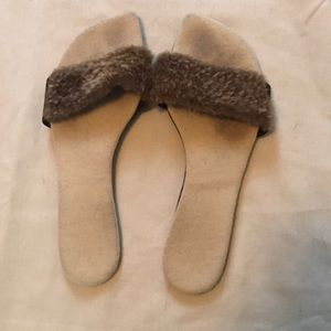 Dusica Dusica cashmere slides/slippers